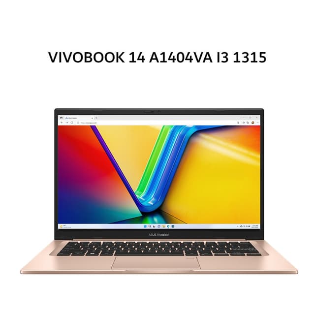 ASUS VIVOBOOK 14 A1404VA I3 1315 8GB 512GB W11+OHS+M365B 14.0FHD VIPS TERRACOTA -VIPS3855M