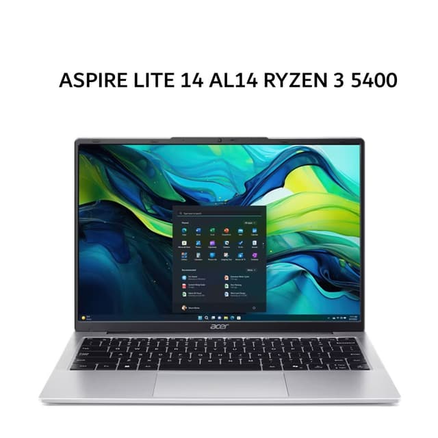 ACER ASPIRE LITE 14 AL14 RYZEN 3 5400 8GB 512GB W11+OHS+M365B 14.0WUXGA IPS SLV -45P.R8JN