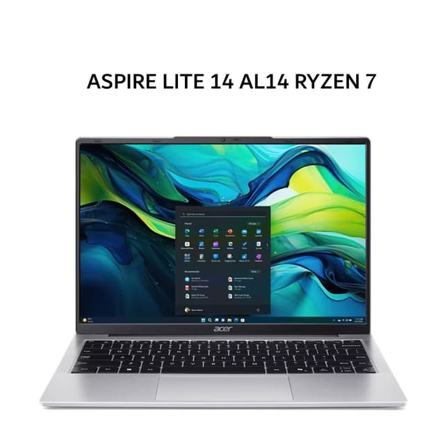 ACER ASPIRE LITE 14 AL14 RYZEN 7 7730 8GB 512GB W11+OHS+M365B 14.5WUXGA IPS SLV -44P.R1XH