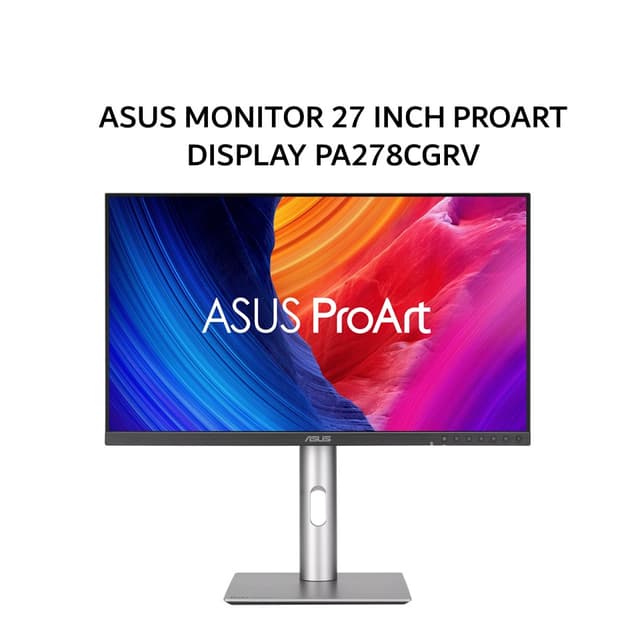 ASUS MONITOR 27 INCH PROART DISPLAY PA278CGRV QHD 2K 1440P 5MS 144HZ HDR10 HDMI DP USB-C SPEAKER ERGONOMIC 3Y