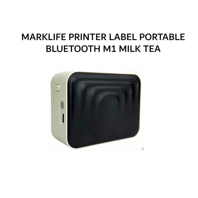 MARKLIFE PRINTER LABEL PORTABLE BLUETOOTH M1 MILK TEA 1Y