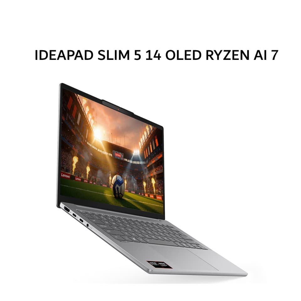 LENOVO IDEAPAD SLIM 5 14 OLED RYZEN AI 7 445 16GB 512GB W11+OHS 14.0WUXGA 2Y PREM+2ADP GRY -3DID