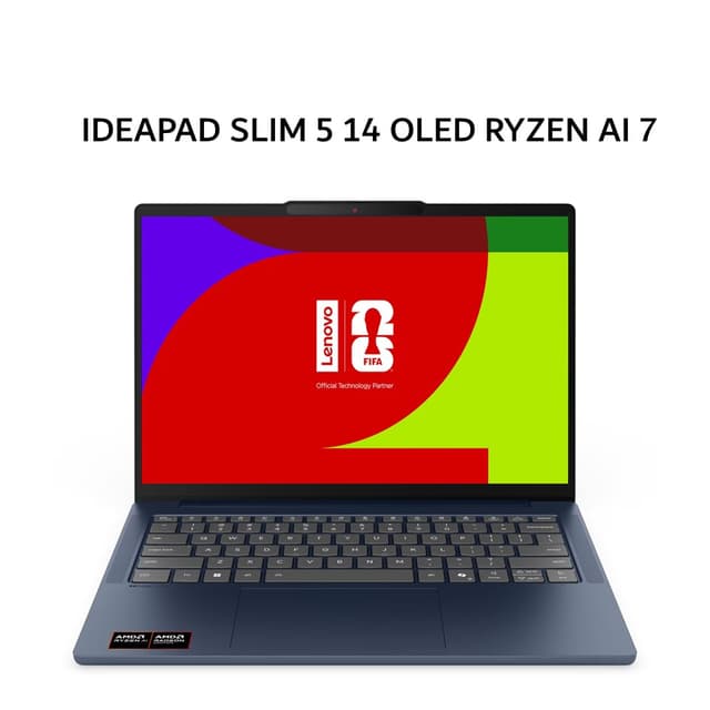 LENOVO IDEAPAD SLIM 5 14 OLED RYZEN AI 7 445 16GB 512GB W11+OHS 14.0WUXGA 2Y PREM+2ADP BLU -3CID