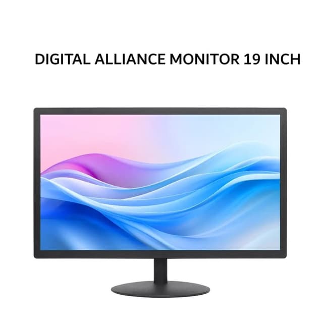 DIGITAL ALLIANCE MONITOR 19 INCH HD 900P 5MS 75HZ VGA HDMI BLACK DA19-BGS75T 1Y