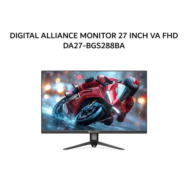 DIGITAL ALLIANCE MONITOR 27 INCH VA FHD 1080P 0.5MS 100HZ VGA HDMI BLACK DA27-BGS288BA 2Y