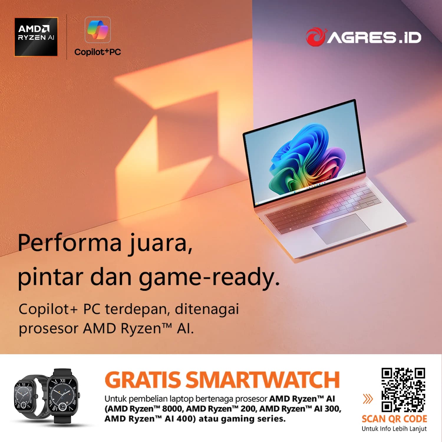 AMD GRATIS SMARTWATCH