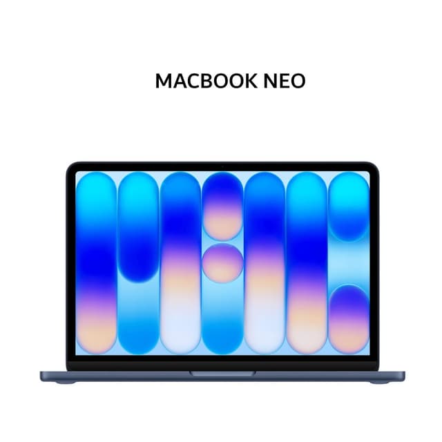 APPLE MACBOOK NEO 13 A18 PRO 6C CPU 8GB 256GB 13.0 INDIGO GRS RSMI INDONESIA -MHFF4ID