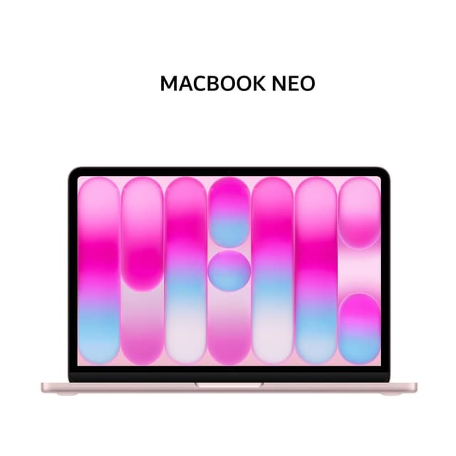 APPLE MACBOOK NEO 13 A18 PRO 6C CPU 8GB 256GB 13.0 PINK GRS RSMI INDONESIA -MHFH4ID