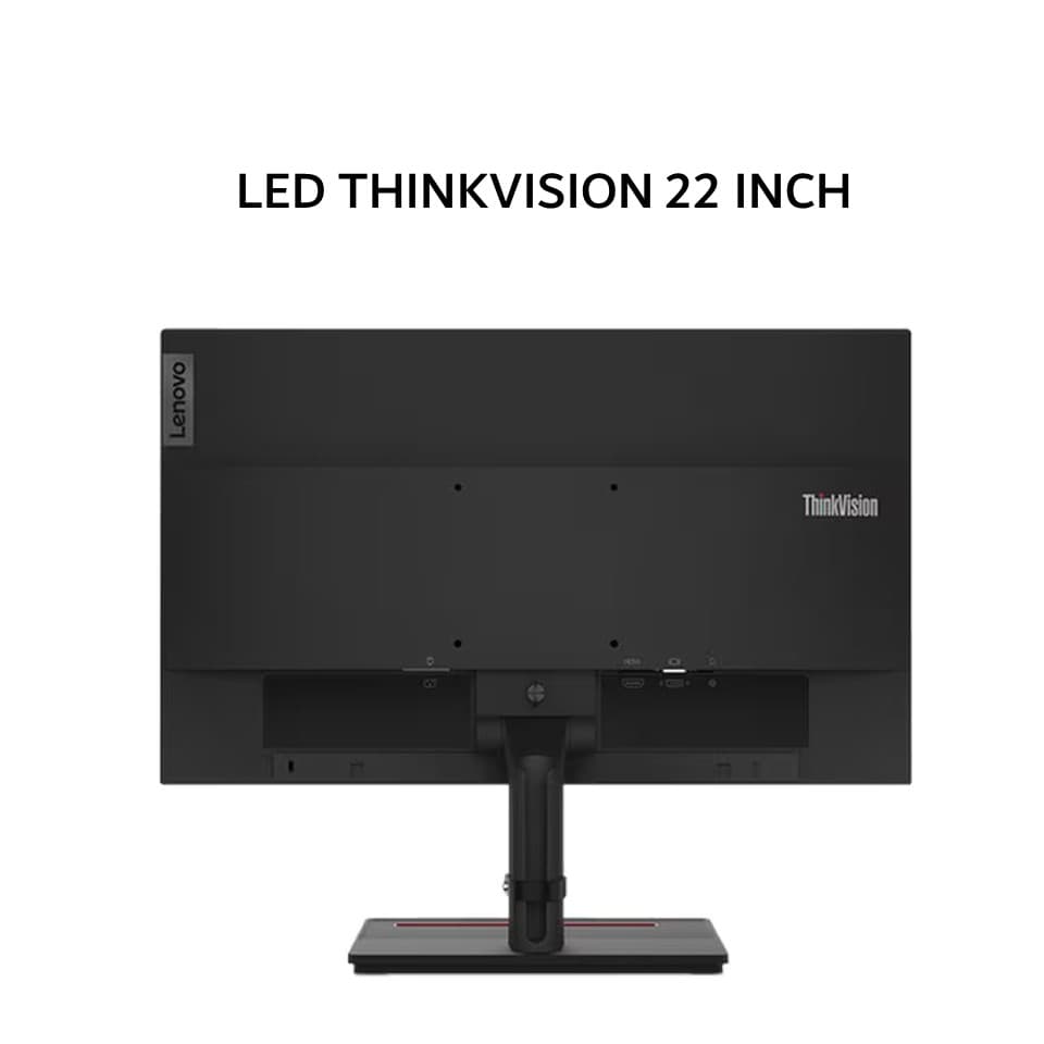 LENOVO LED THINKVISION 22 INCH VA FHD 1080P 4 MS 75HZ BLACK 3Y
