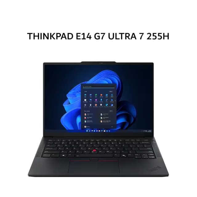 LENOVO THINKPAD E14 G7 ULTRA 7 255H 16GB 1TB W11PRO 14.0WUXGA 3Y PS BLK -7Y00