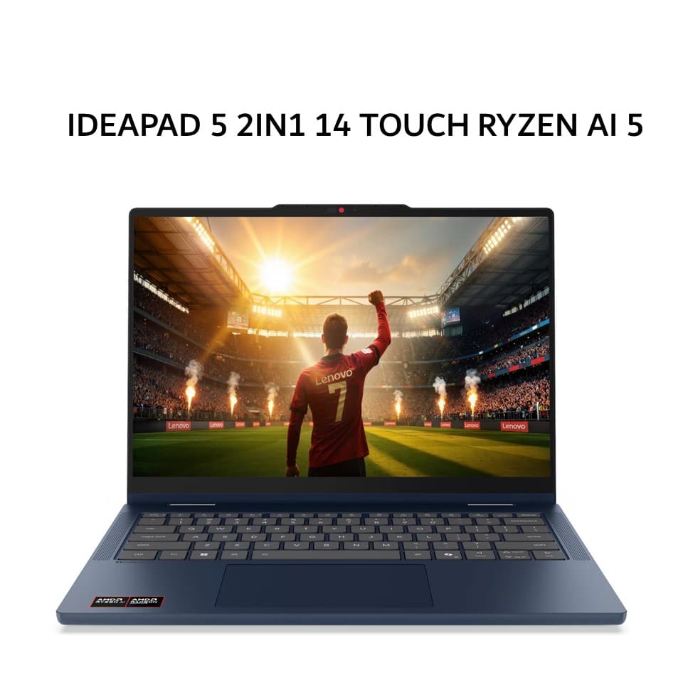 LENOVO IDEAPAD 5 2IN1 14 TOUCH RYZEN AI 5 430 16GB 512GB W11+OHS+M365B 14.0WUXGA PEN 2Y+ADP (BOX BP) BLU -4UID