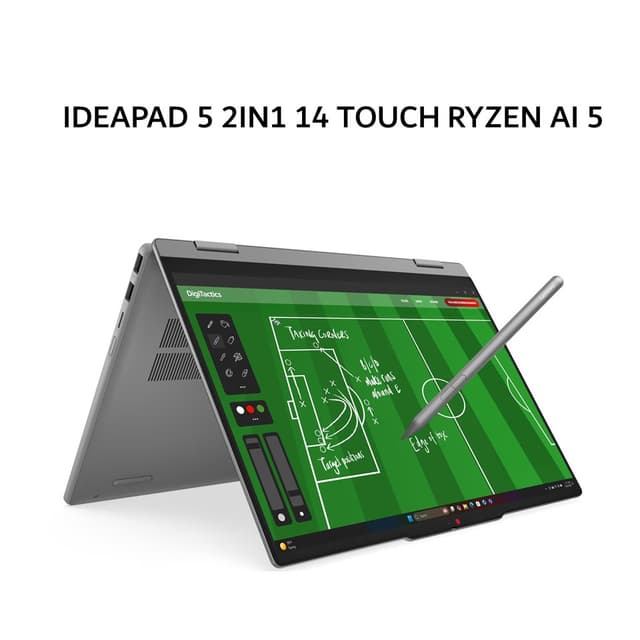 LENOVO IDEAPAD 5 2IN1 14 TOUCH RYZEN AI 5 430 16GB 512GB W11+OHS+M365B 14.0WUXGA PEN 2Y+ADP (BOX BP) GRY -4VID