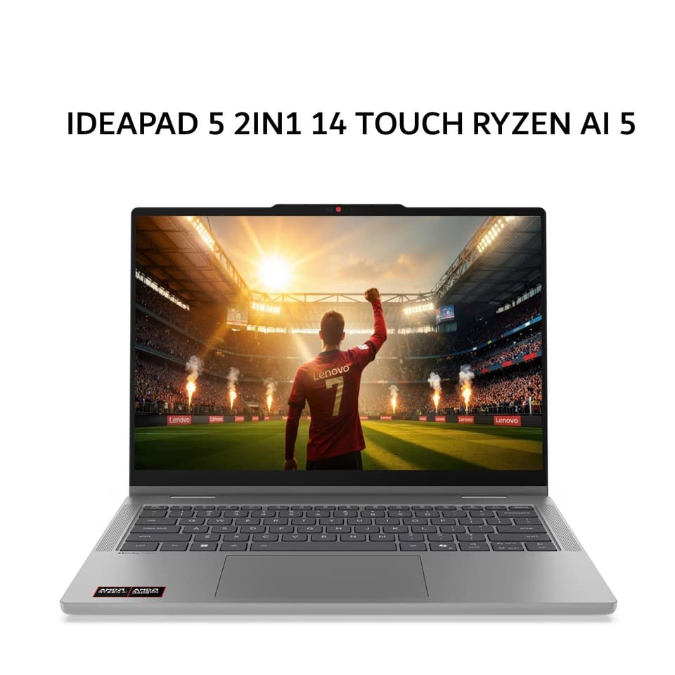 LENOVO IDEAPAD 5 2IN1 14 TOUCH RYZEN AI 5 430 16GB 512GB W11+OHS+M365B 14.0WUXGA PEN 2Y+ADP (BOX BP) GRY -4VID