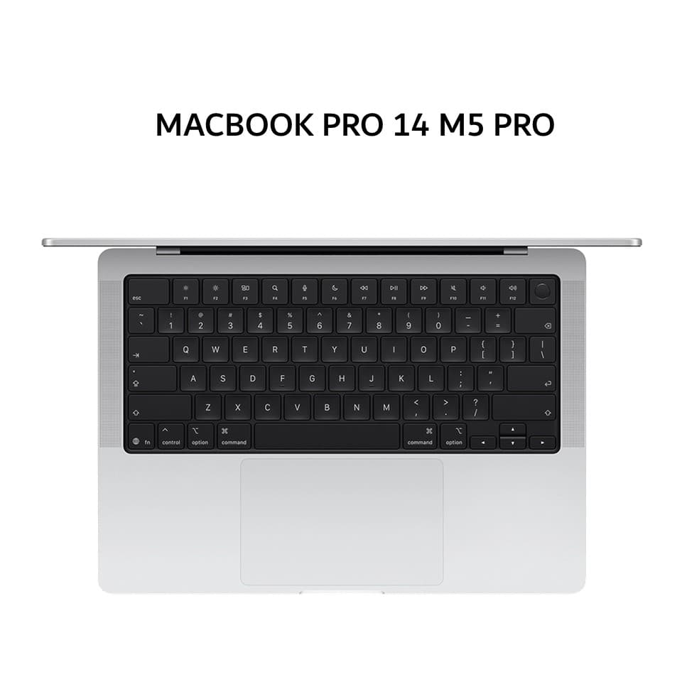 APPLE MACBOOK PRO 14 M5 PRO 16C GPU 24GB 1TB 15C CPU 14.0 SILVER -MGDN4ID