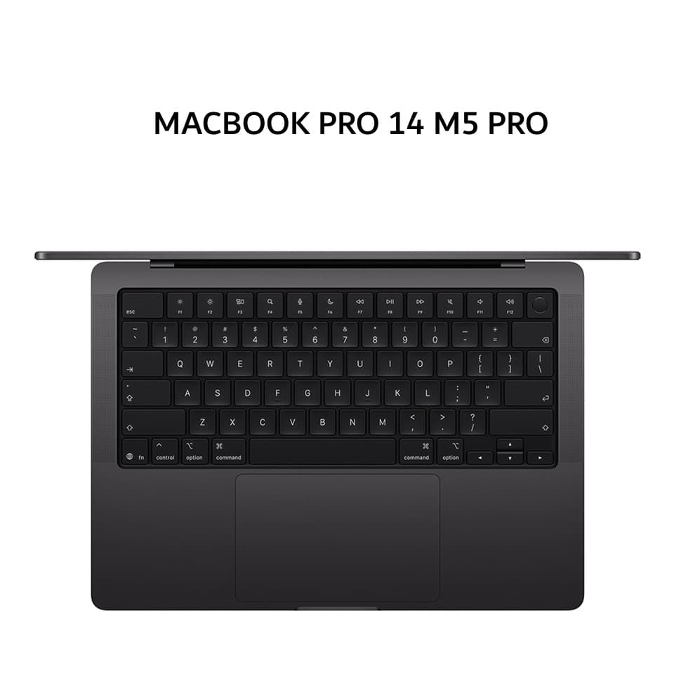 APPLE MACBOOK PRO 14 M5 PRO 16C GPU 24GB 1TB 15C CPU 14.0 SPACE BLK -MGDR4ID