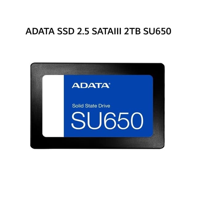 ADATA SSD 2.5 SATAIII 2TB SU650 3Y - UP TO 520 MB/S