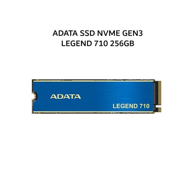 ADATA SSD NVME GEN3 LEGEND 710 256GB PCIE 3.0 M.2 2280 3Y - UP TO 2400 MB/S