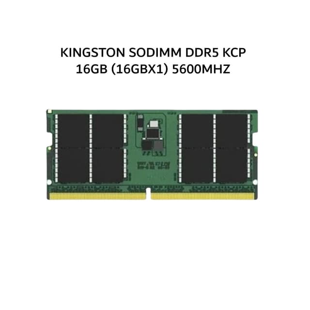 KINGSTON SODIMM DDR5 KCP 16GB (16GBX1) 5600MHZ