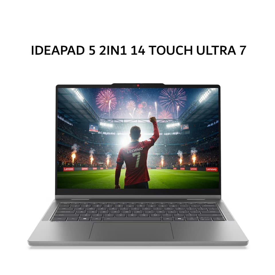 LENOVO IDEAPAD 5 2IN1 14 TOUCH ULTRA 7 355 16GB 512GB W11+OHS+M365B 14.0WUXGA PEN 2Y+2ADP (BOX BP) GRY -1WID