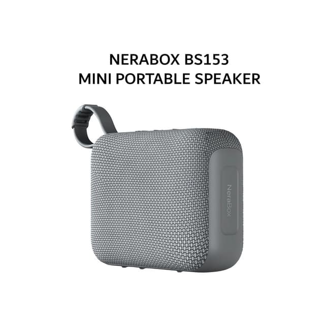 FANTECH NERABOX BS153 MINI PORTABLE SPEAKER BLUETOOTH 5.4 SD CARD/USB DRIVE - GREY
