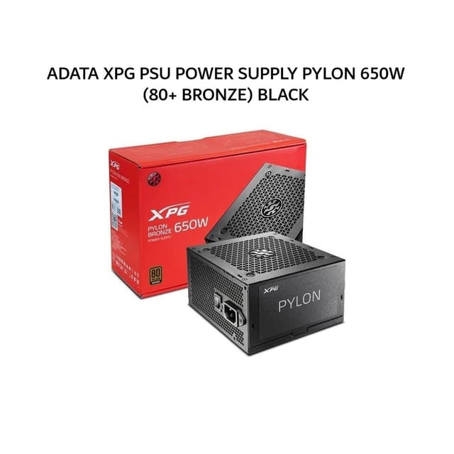 ADATA XPG PSU POWER SUPPLY PYLON 650W (80+ BRONZE) BLACK