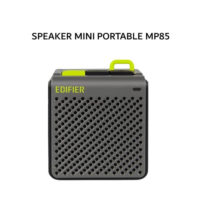 EDIFIER SPEAKER MINI PORTABLE MP85 WIRELESS BLUETOOTH GRAY