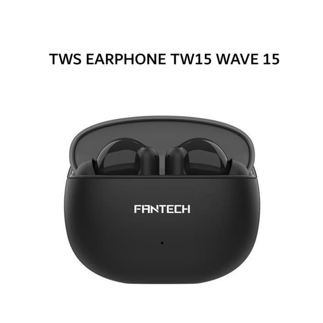 FANTECH TWS EARPHONE TW15 WAVE 15 BLACK