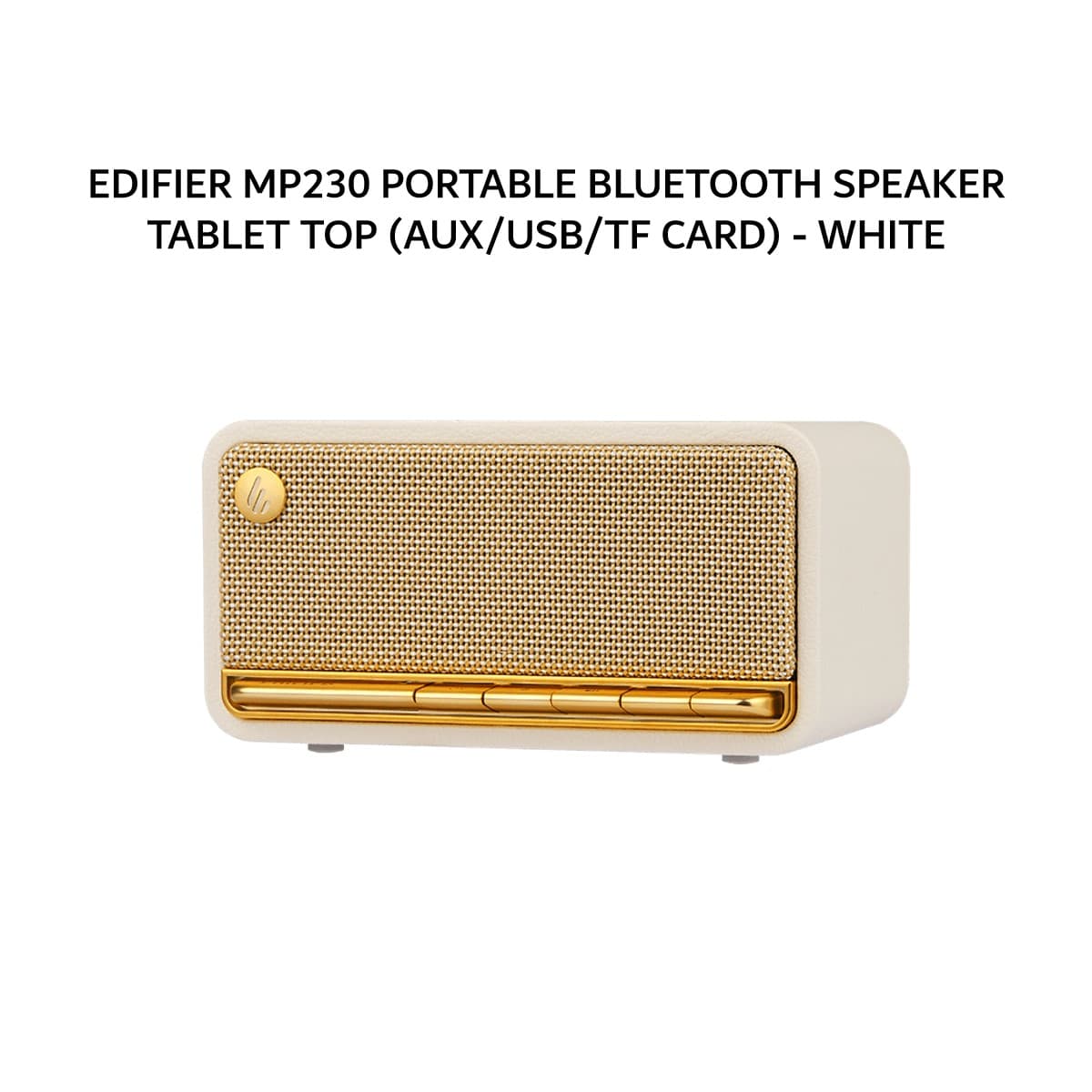 EDIFIER MP230 PORTABLE BLUETOOTH SPEAKER TABLET TOP (AUX/USB/TF CARD) - WHITE