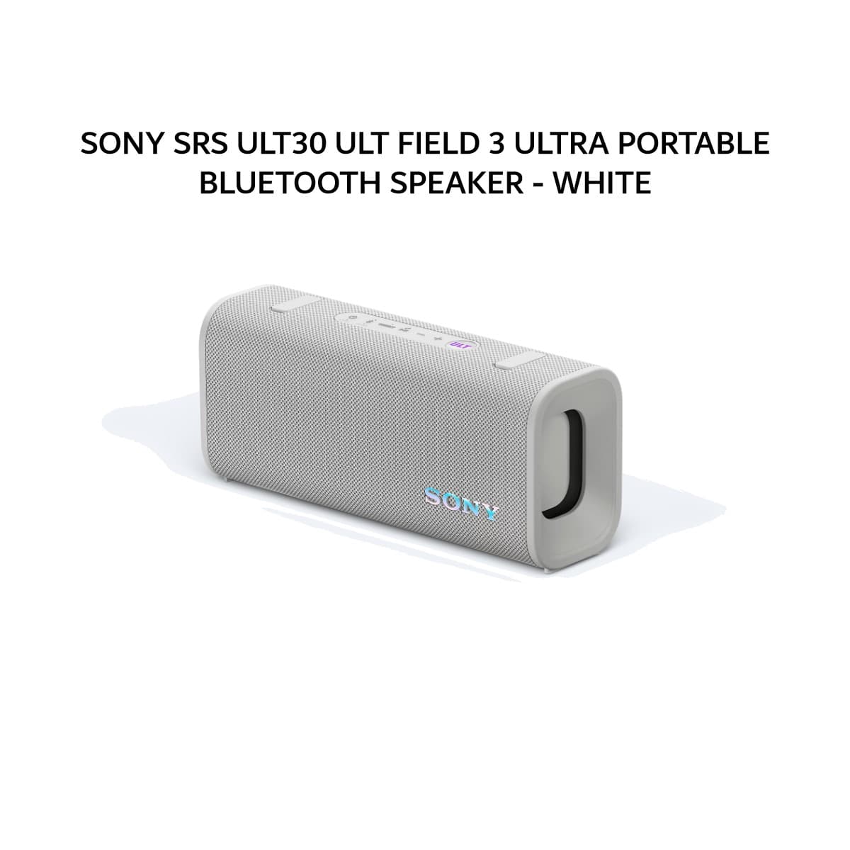 SONY SRS ULT30 ULT FIELD 3 ULTRA PORTABLE BLUETOOTH SPEAKER - WHITE