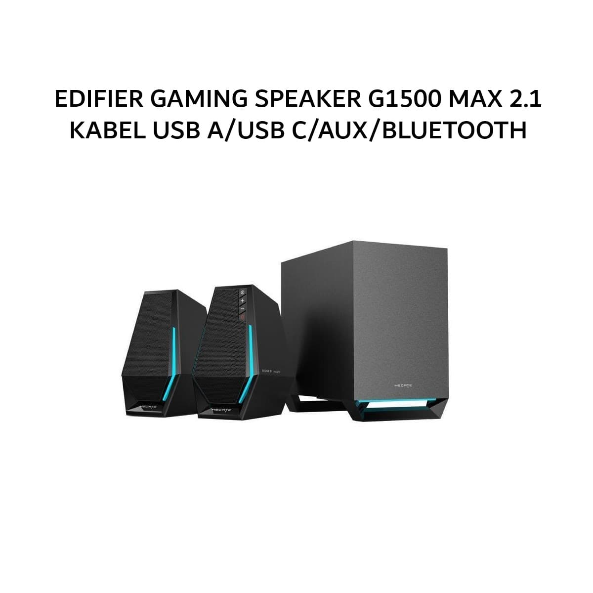 EDIFIER GAMING SPEAKER G1500 MAX 2.1 KABEL USB A/USB C/AUX/BLUETOOTH