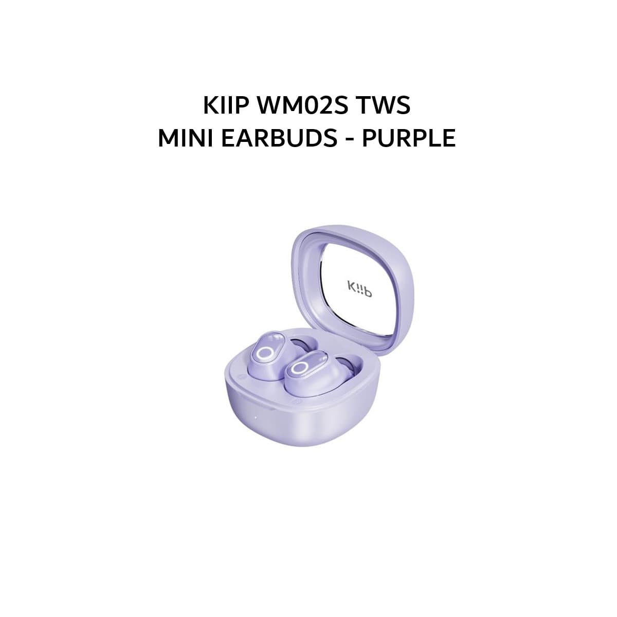 KIIP WM02S TWS MINI EARBUDS - PURPLE