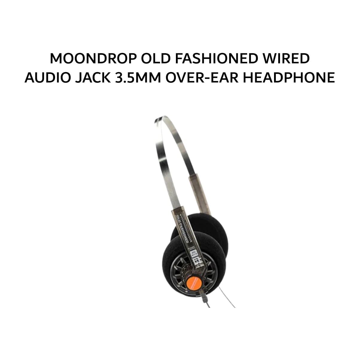 MOONDROP OLD FASHIONED WIRED AUDIO JACK 3.5MM OVER-EAR HEADPHONE