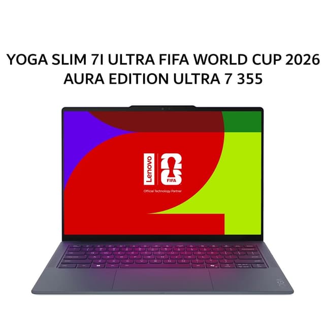LENOVO YOGA SLIM 7 ULTRA FIFA WORLD CUP 26 EDITION ULTRA 7 355 32GB 1TB W11+OHS+M365B 14.0 2.8K TOUCH POLED 120HZ EVO 3+3ADP (BOX MO+SLE) BLUE -2AID
