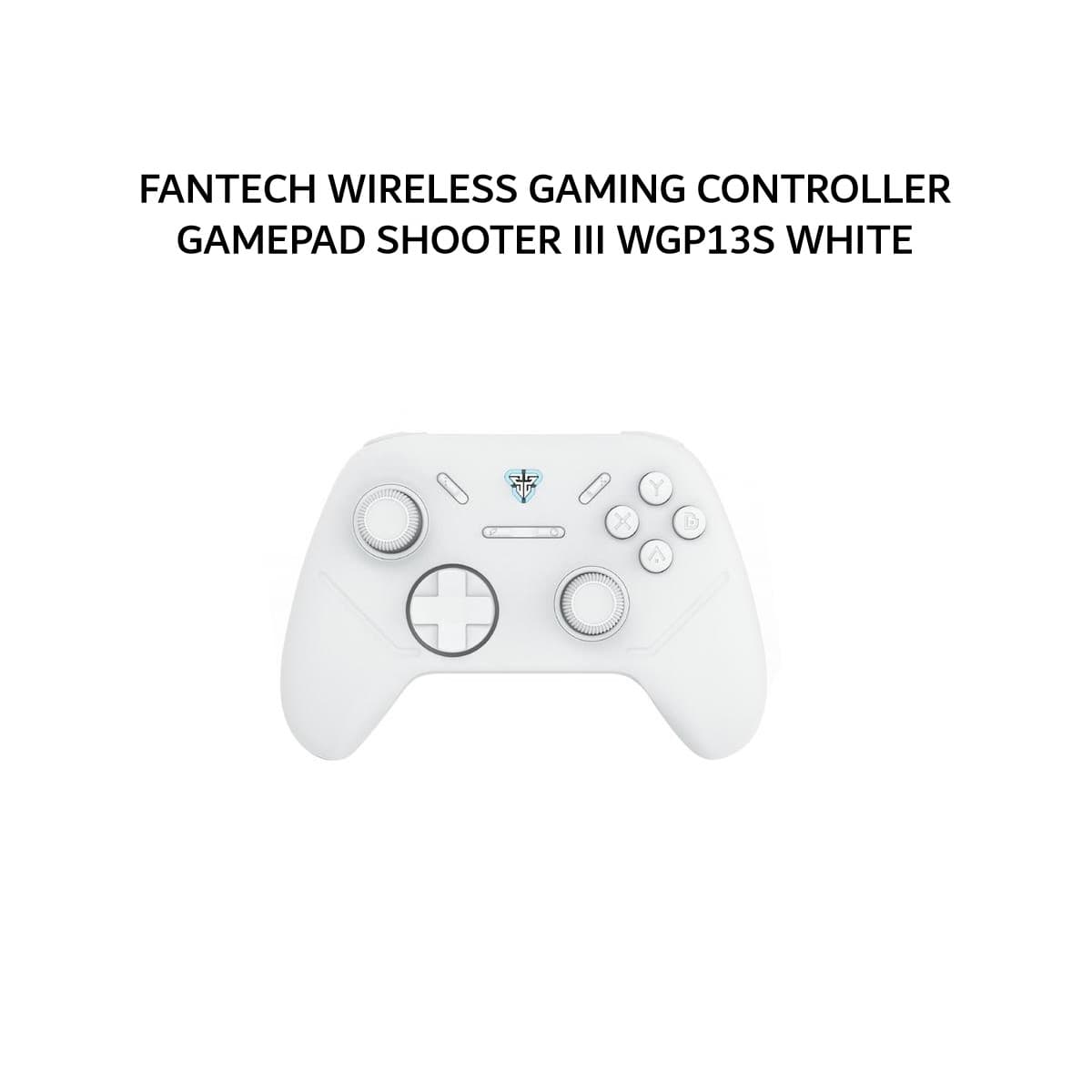 FANTECH WIRELESS GAMING CONTROLLER GAMEPAD SHOOTER III WGP13S WHITE