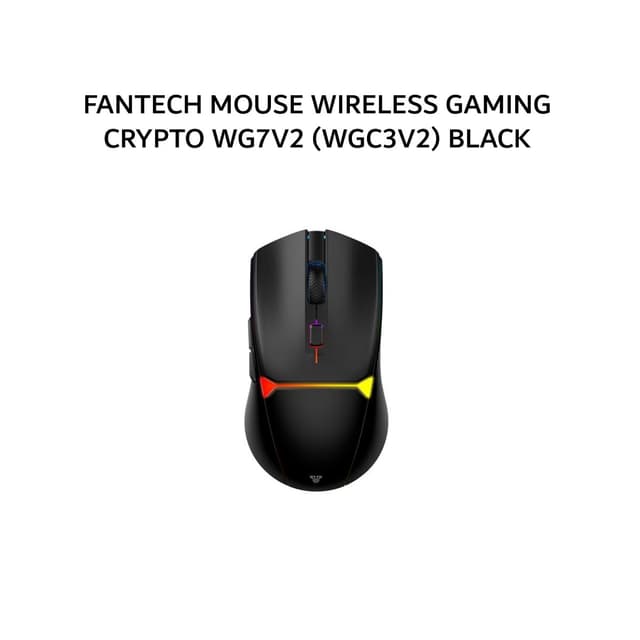 FANTECH MOUSE WIRELESS GAMING CRYPTO WG7V2 (WGC3V2) BLACK