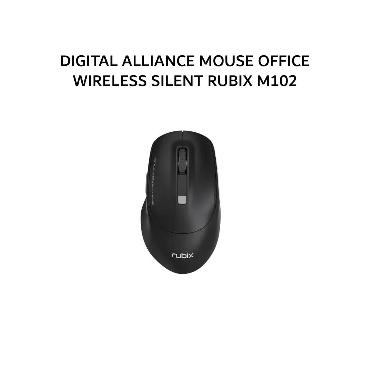DIGITAL ALLIANCE MOUSE OFFICE WIRELESS SILENT RUBIX M102 BLACK