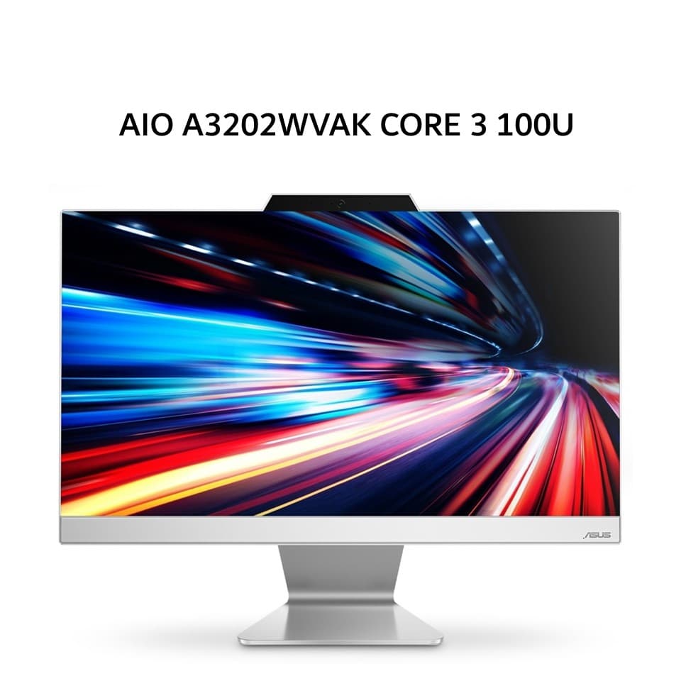 ASUS AIO A3202WVAK CORE 3 100U 8GB 512GB W11+OHS 21.5FHD 2Y WHT -WPB385WS