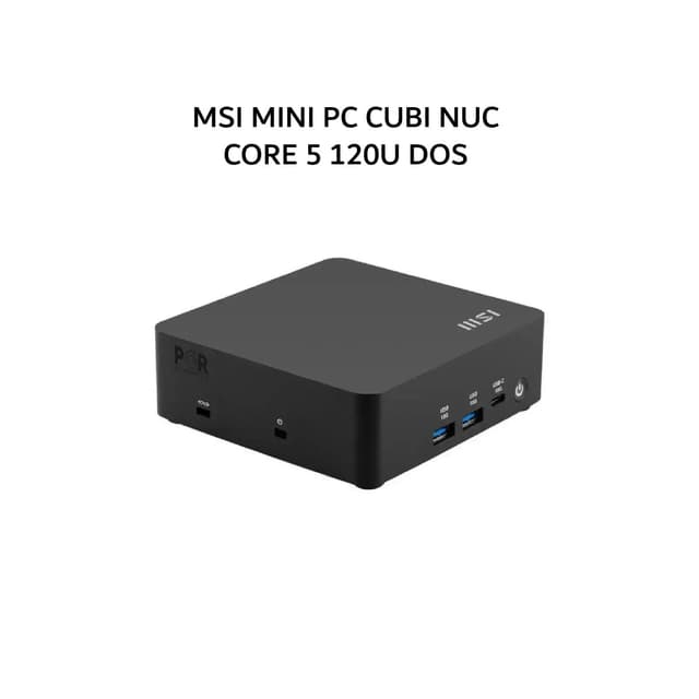 MSI MINI PC CUBI NUC CORE 5 120U DDR5 DOS (BARE) BLACK
