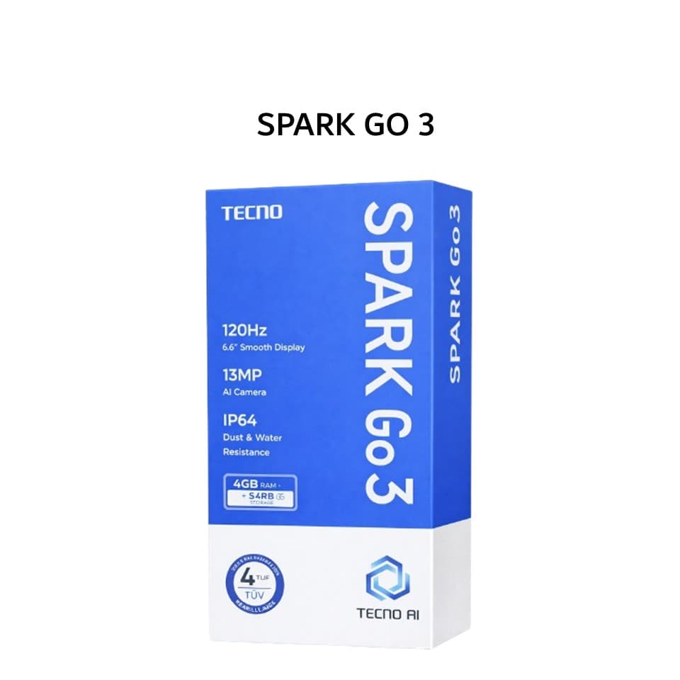 TECNO SPARK GO 3 4GB 128GB WHITE