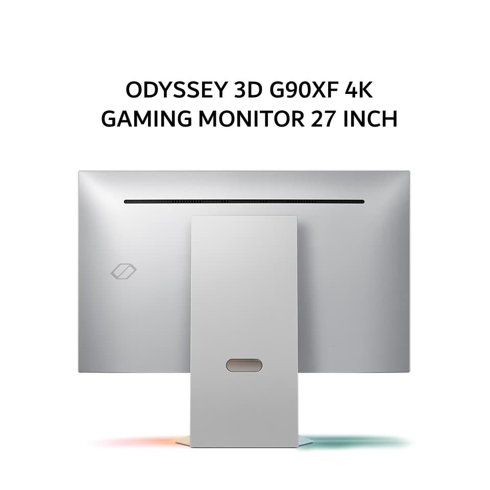 SAMSUNG ODYSSEY GAMING MONITOR 3D 27 INCH G90XF 2160P 3D 4K 1MS 165HZ HDR10+ SPEAKER ERGONOMICS 1Y PART + 3Y SERVICE
