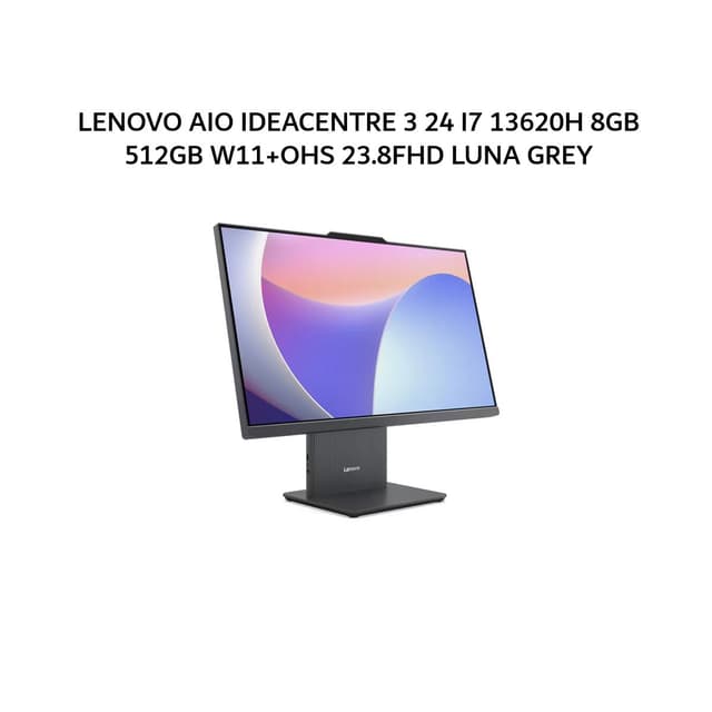 LENOVO AIO IDEACENTRE 3 24 I7 13620H 8GB 512GB W11+OHS 23.8FHD 1Y LUNA GREY -7PID