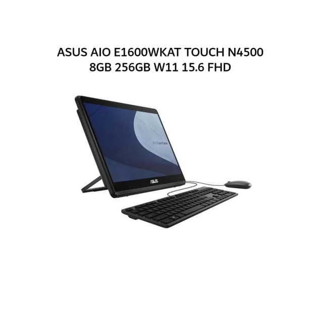ASUS AIO E1600WKAT TOUCH N4500 8GB 256GB W11 15.6 FHD 3Y BLK -BMR182W