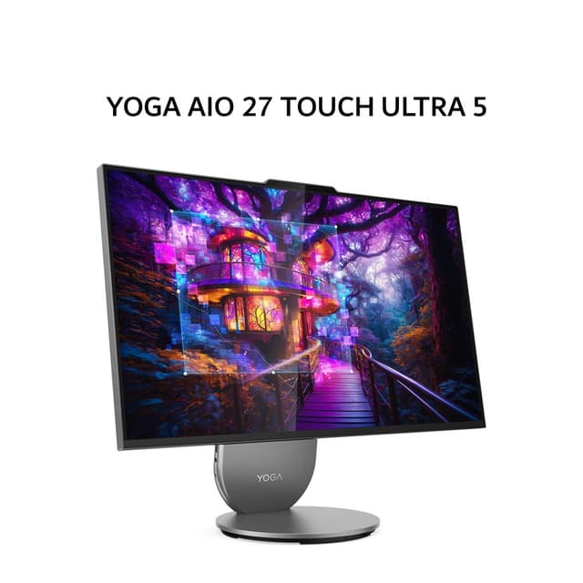 LENOVO AIO YOGA 27 TOUCH ULTRA 5 125H 16GB 1TB W11+OHS 27.0QHD IPS 3Y LUNA GRY -2RID