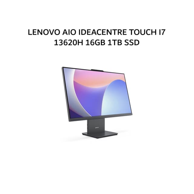LENOVO AIO IDEACENTRE TOUCH I7 13620H 16GB 1TB SSD 27.0 FHD W11 3Y PREM LUNA GREY - QBID