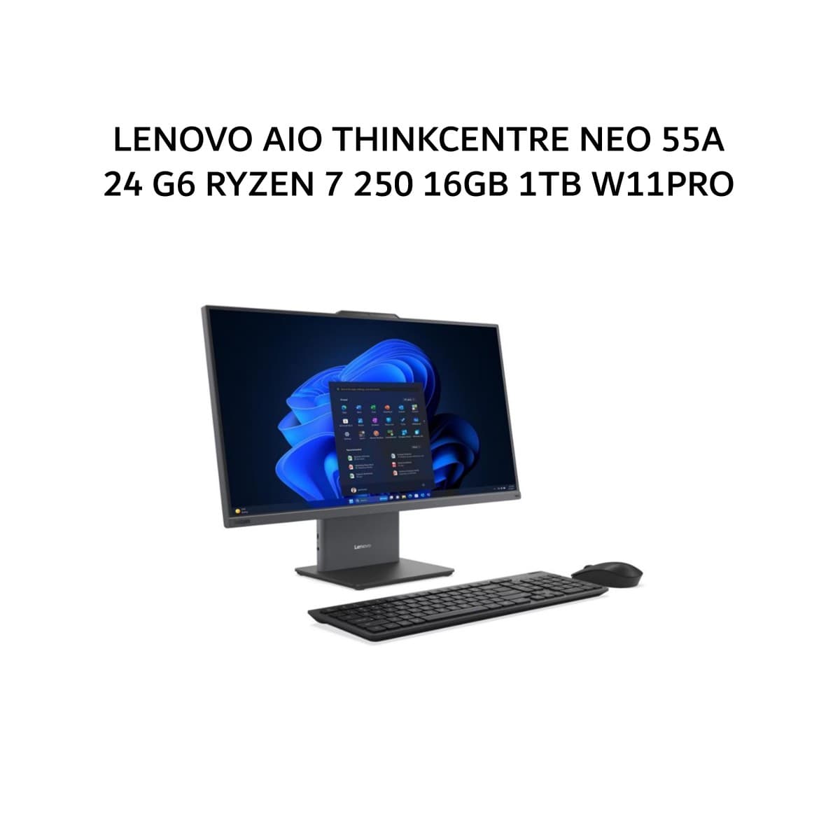 LENOVO AIO THINKCENTRE NEO 55A 24 G6 RYZEN 7 250 16GB 1TB W11PRO 23.8FHD IPS 3Y LUNA GRY -0EIF