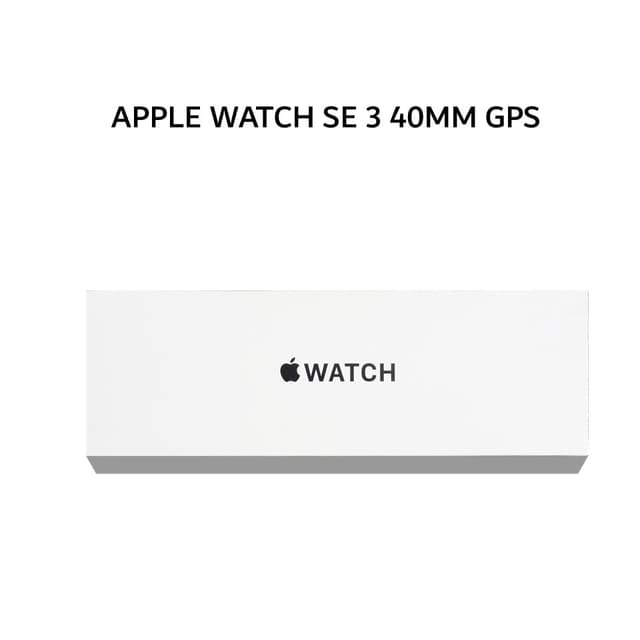 APPLE WATCH SE 3 40MM GPS STARLIGHT ALUMINIUM CASE WITH STARLIGHT SPORT BAND M/L