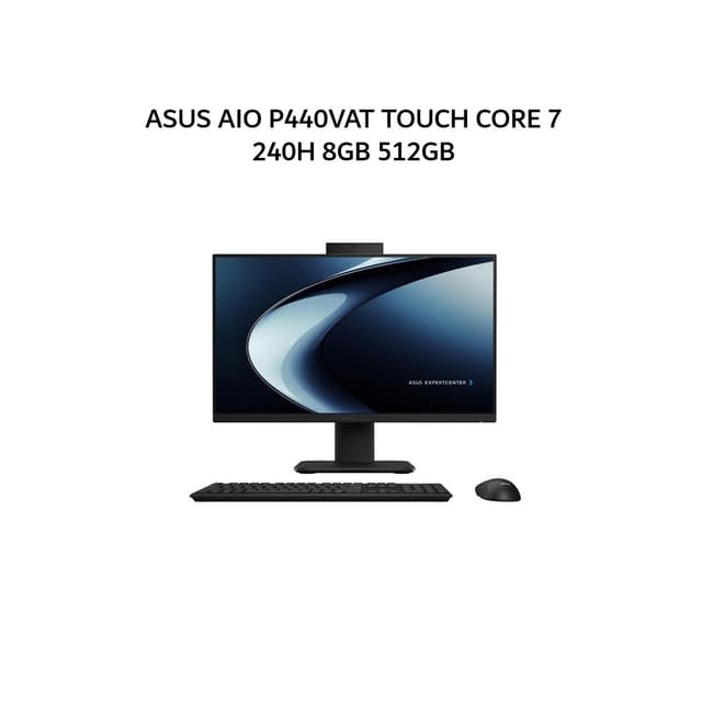 ASUS AIO P440VAT TOUCH CORE 7 240H 8GB 512GB W11+OHS+M365 23.8FHD 2Y WHT -W7852WS