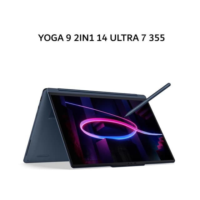 LENOVO YOGA 9 2IN1 AURA EDITION 14 ULTRA 7 355 32GB 1TB W11+OHS+M365B 14.0 2.8K OLED 120HZ PEN (BOX SLEE) 3YPREM+3ADP BLUE -1QID