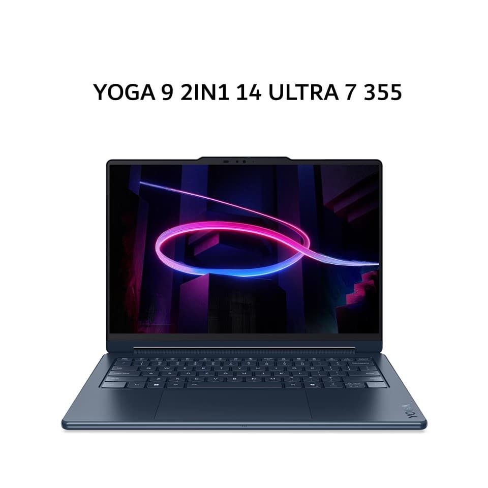 LENOVO YOGA 9 2IN1 AURA EDITION 14 ULTRA 7 355 32GB 1TB W11+OHS+M365B 14.0 2.8K OLED 120HZ PEN (BOX SLEE) 3YPREM+3ADP BLUE -1QID