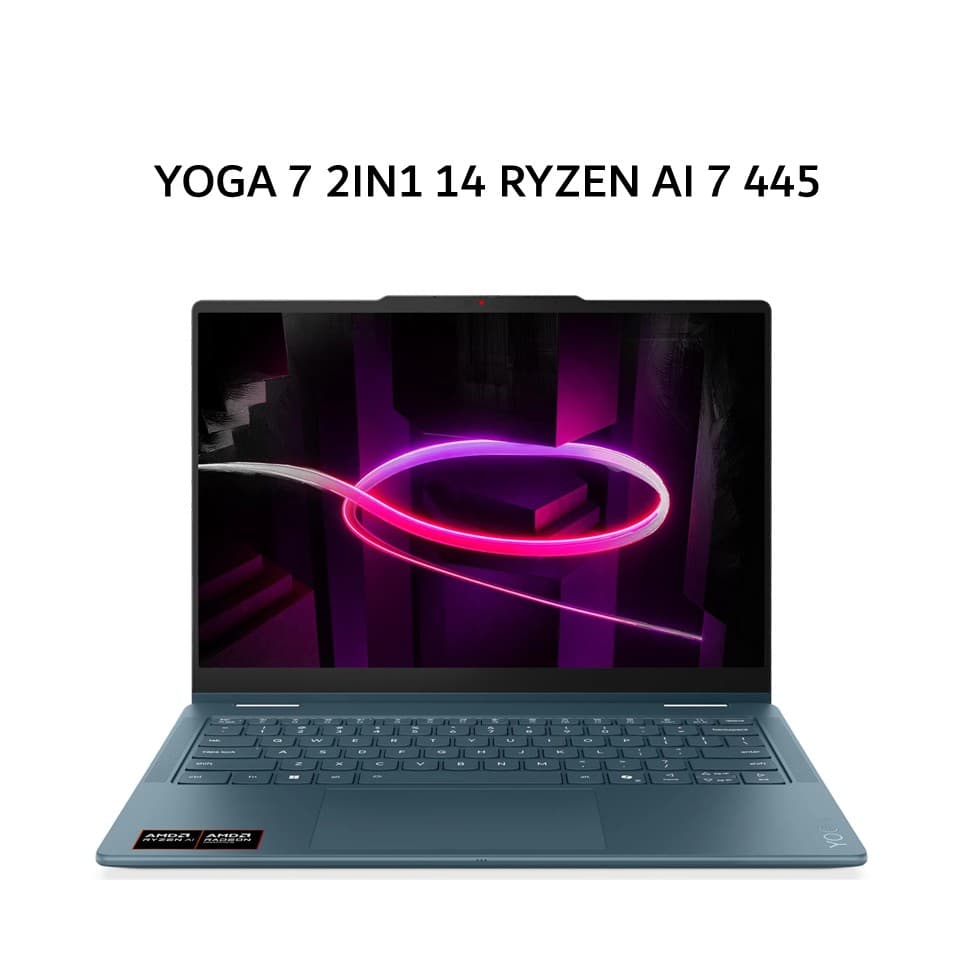 LENOVO YOGA 7 2IN1 14 RYZEN AI 7 445 16GB 512GB W11+OHS+M365B 14.0 WUXGA OLED PEN (BOX SLEE) 3YPREM+3ADP TEAL -8KID